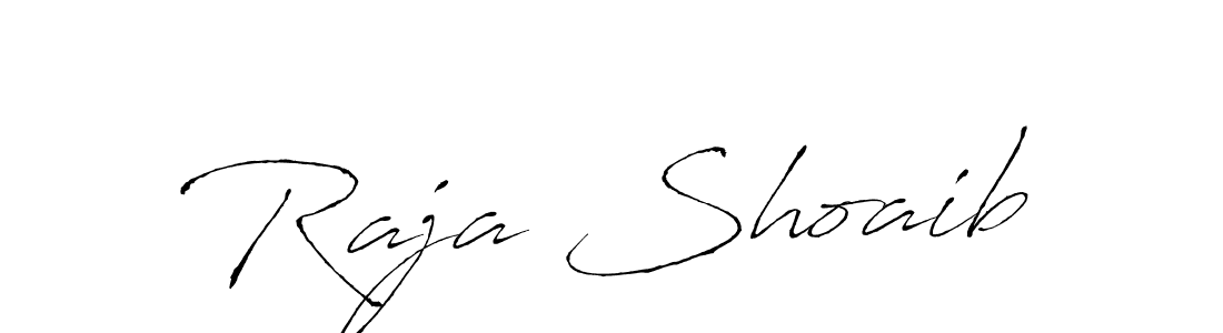 Use a signature maker to create a handwritten signature online. With this signature software, you can design (Antro_Vectra) your own signature for name Raja Shoaib. Raja Shoaib signature style 6 images and pictures png