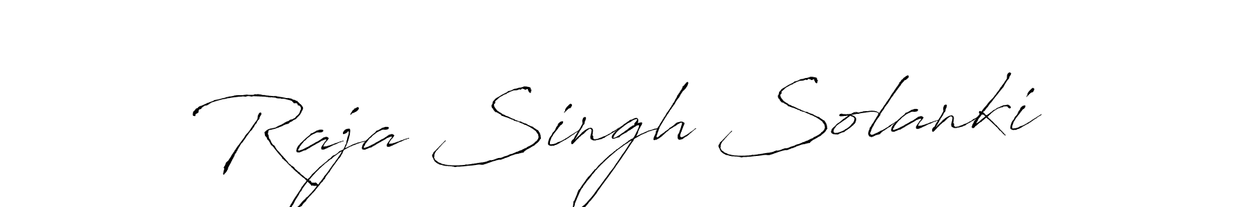 Use a signature maker to create a handwritten signature online. With this signature software, you can design (Antro_Vectra) your own signature for name Raja Singh Solanki. Raja Singh Solanki signature style 6 images and pictures png