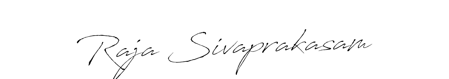 Use a signature maker to create a handwritten signature online. With this signature software, you can design (Antro_Vectra) your own signature for name Raja Sivaprakasam. Raja Sivaprakasam signature style 6 images and pictures png