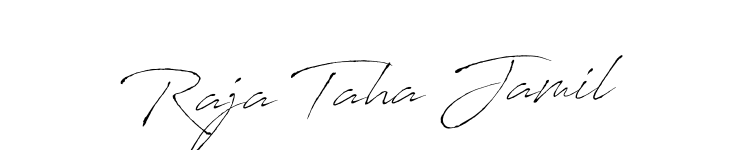 Make a beautiful signature design for name Raja Taha Jamil. Use this online signature maker to create a handwritten signature for free. Raja Taha Jamil signature style 6 images and pictures png