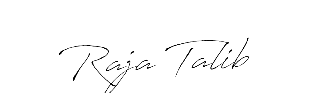 Make a beautiful signature design for name Raja Talib. Use this online signature maker to create a handwritten signature for free. Raja Talib signature style 6 images and pictures png