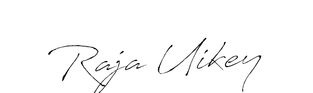 How to make Raja Uikey signature? Antro_Vectra is a professional autograph style. Create handwritten signature for Raja Uikey name. Raja Uikey signature style 6 images and pictures png