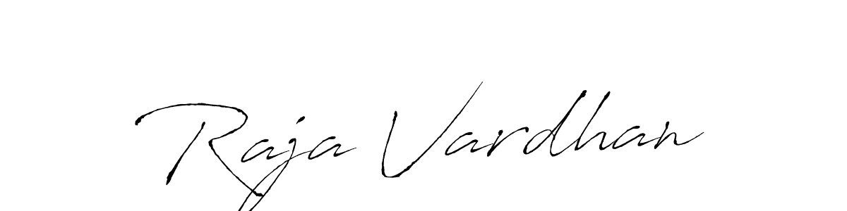 Design your own signature with our free online signature maker. With this signature software, you can create a handwritten (Antro_Vectra) signature for name Raja Vardhan. Raja Vardhan signature style 6 images and pictures png