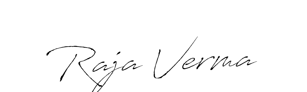 Use a signature maker to create a handwritten signature online. With this signature software, you can design (Antro_Vectra) your own signature for name Raja Verma. Raja Verma signature style 6 images and pictures png