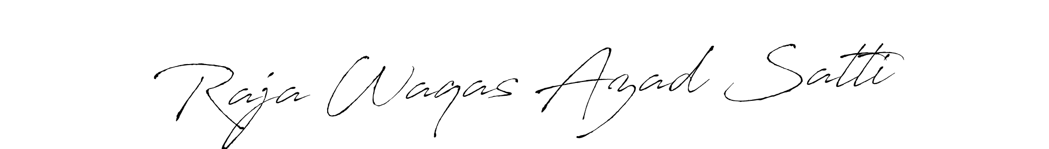 You can use this online signature creator to create a handwritten signature for the name Raja Waqas Azad Satti. This is the best online autograph maker. Raja Waqas Azad Satti signature style 6 images and pictures png