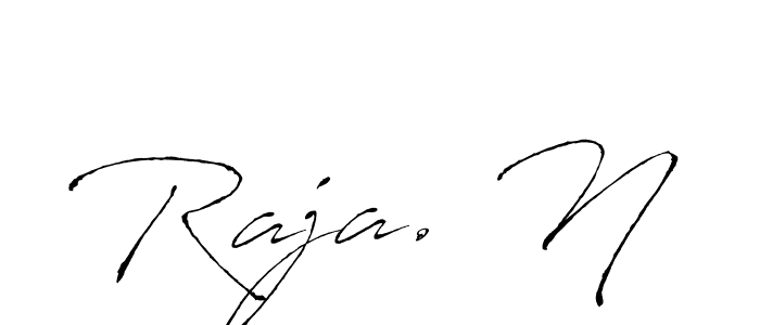 Raja. N stylish signature style. Best Handwritten Sign (Antro_Vectra) for my name. Handwritten Signature Collection Ideas for my name Raja. N. Raja. N signature style 6 images and pictures png