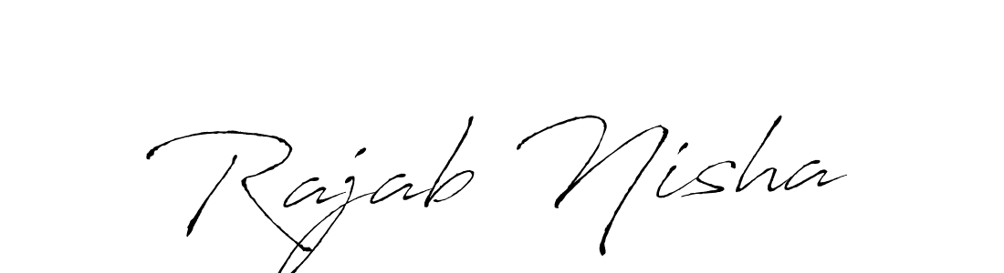 It looks lik you need a new signature style for name Rajab Nisha. Design unique handwritten (Antro_Vectra) signature with our free signature maker in just a few clicks. Rajab Nisha signature style 6 images and pictures png