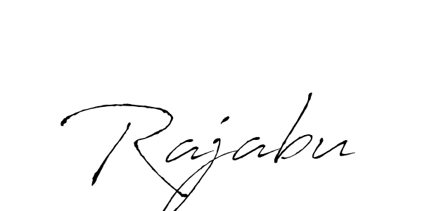 Also we have Rajabu name is the best signature style. Create professional handwritten signature collection using Antro_Vectra autograph style. Rajabu signature style 6 images and pictures png