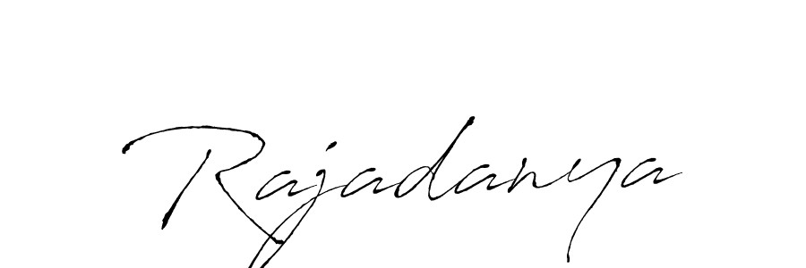 Make a beautiful signature design for name Rajadanya. With this signature (Antro_Vectra) style, you can create a handwritten signature for free. Rajadanya signature style 6 images and pictures png