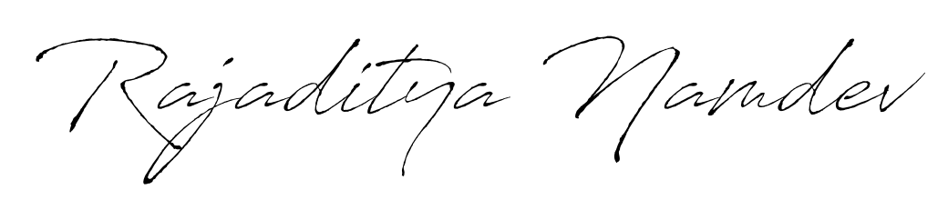 Also we have Rajaditya Namdev name is the best signature style. Create professional handwritten signature collection using Antro_Vectra autograph style. Rajaditya Namdev signature style 6 images and pictures png