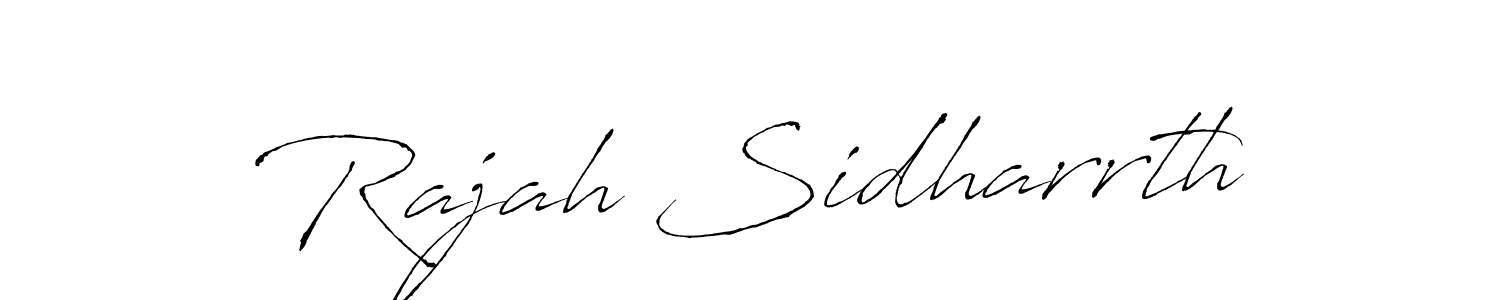 The best way (Antro_Vectra) to make a short signature is to pick only two or three words in your name. The name Rajah Sidharrth include a total of six letters. For converting this name. Rajah Sidharrth signature style 6 images and pictures png