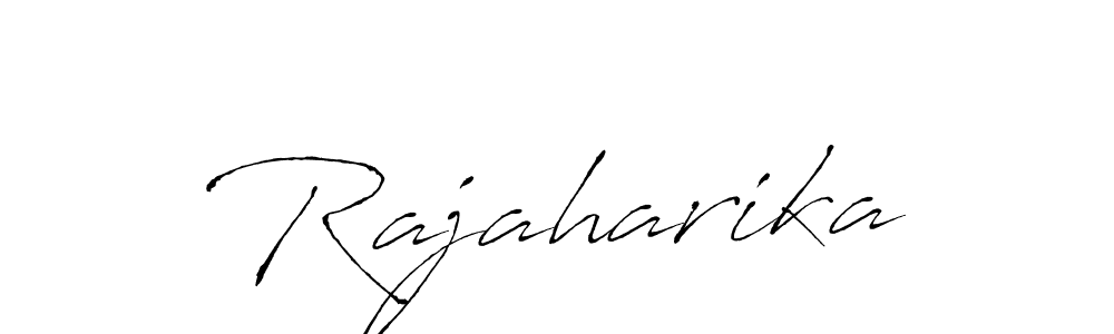 Use a signature maker to create a handwritten signature online. With this signature software, you can design (Antro_Vectra) your own signature for name Rajaharika. Rajaharika signature style 6 images and pictures png