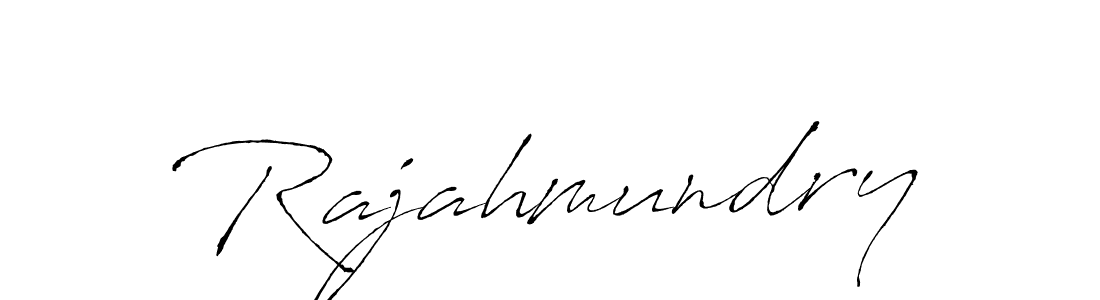 Make a beautiful signature design for name Rajahmundry. With this signature (Antro_Vectra) style, you can create a handwritten signature for free. Rajahmundry signature style 6 images and pictures png