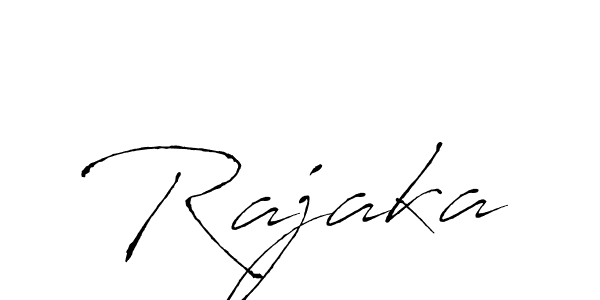 Design your own signature with our free online signature maker. With this signature software, you can create a handwritten (Antro_Vectra) signature for name Rajaka. Rajaka signature style 6 images and pictures png