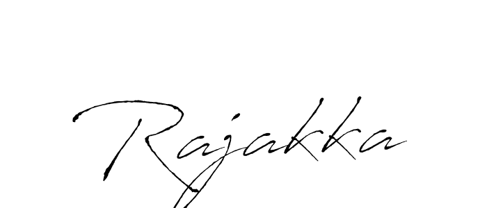 Make a beautiful signature design for name Rajakka. With this signature (Antro_Vectra) style, you can create a handwritten signature for free. Rajakka signature style 6 images and pictures png