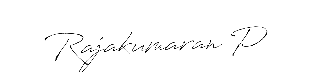 Use a signature maker to create a handwritten signature online. With this signature software, you can design (Antro_Vectra) your own signature for name Rajakumaran P. Rajakumaran P signature style 6 images and pictures png