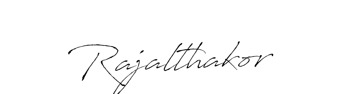 Rajalthakor stylish signature style. Best Handwritten Sign (Antro_Vectra) for my name. Handwritten Signature Collection Ideas for my name Rajalthakor. Rajalthakor signature style 6 images and pictures png