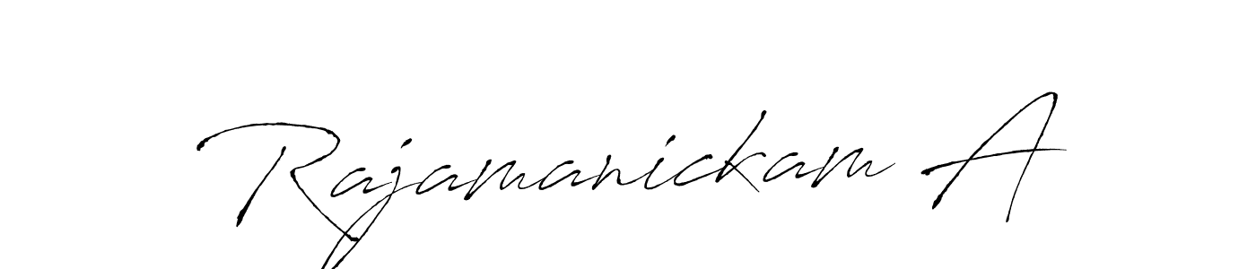 Make a beautiful signature design for name Rajamanickam A. With this signature (Antro_Vectra) style, you can create a handwritten signature for free. Rajamanickam A signature style 6 images and pictures png