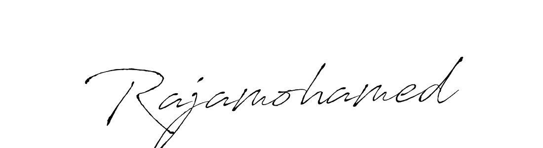 Create a beautiful signature design for name Rajamohamed. With this signature (Antro_Vectra) fonts, you can make a handwritten signature for free. Rajamohamed signature style 6 images and pictures png