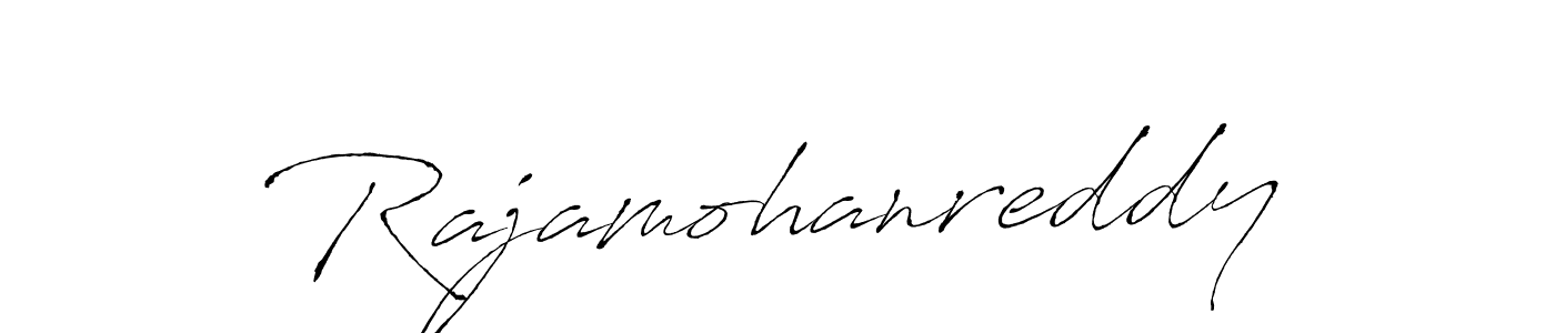 Rajamohanreddy stylish signature style. Best Handwritten Sign (Antro_Vectra) for my name. Handwritten Signature Collection Ideas for my name Rajamohanreddy. Rajamohanreddy signature style 6 images and pictures png