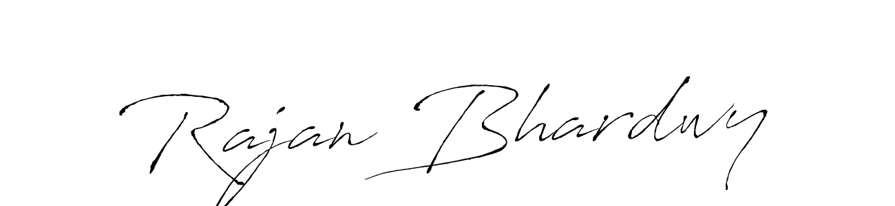 Also we have Rajan Bhardwy name is the best signature style. Create professional handwritten signature collection using Antro_Vectra autograph style. Rajan Bhardwy signature style 6 images and pictures png