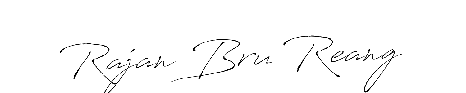 Also You can easily find your signature by using the search form. We will create Rajan Bru Reang name handwritten signature images for you free of cost using Antro_Vectra sign style. Rajan Bru Reang signature style 6 images and pictures png