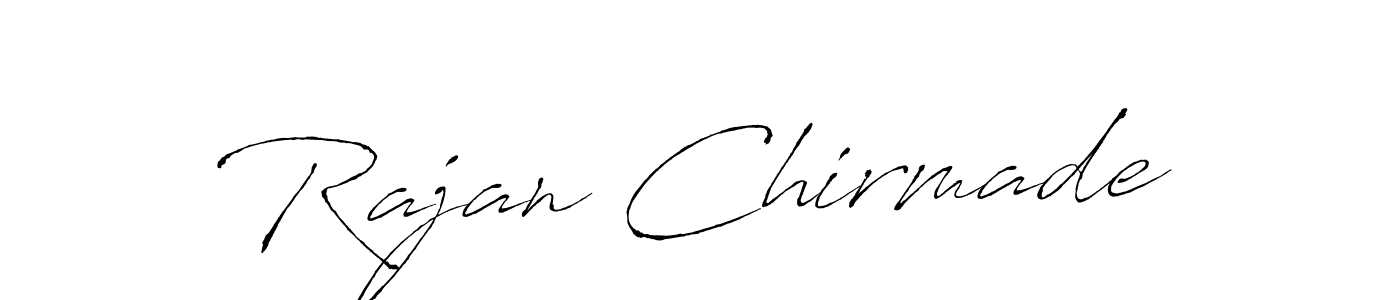 Also You can easily find your signature by using the search form. We will create Rajan Chirmade name handwritten signature images for you free of cost using Antro_Vectra sign style. Rajan Chirmade signature style 6 images and pictures png