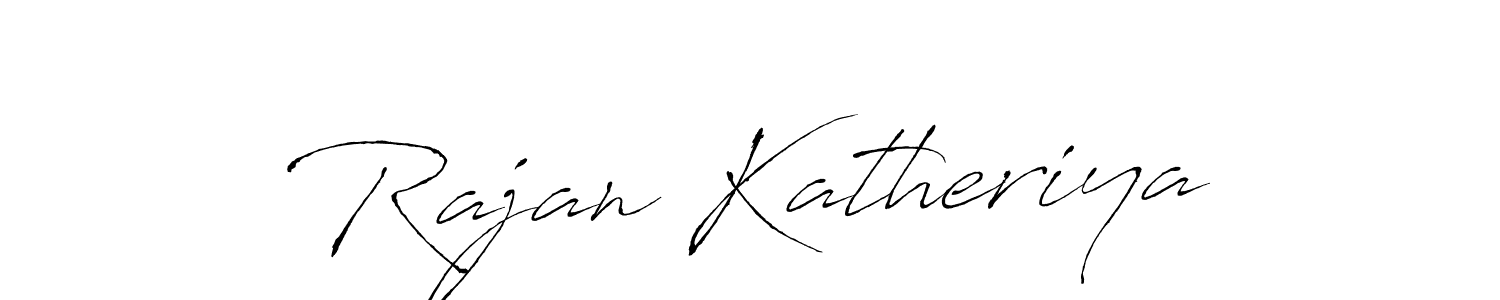Make a short Rajan Katheriya signature style. Manage your documents anywhere anytime using Antro_Vectra. Create and add eSignatures, submit forms, share and send files easily. Rajan Katheriya signature style 6 images and pictures png