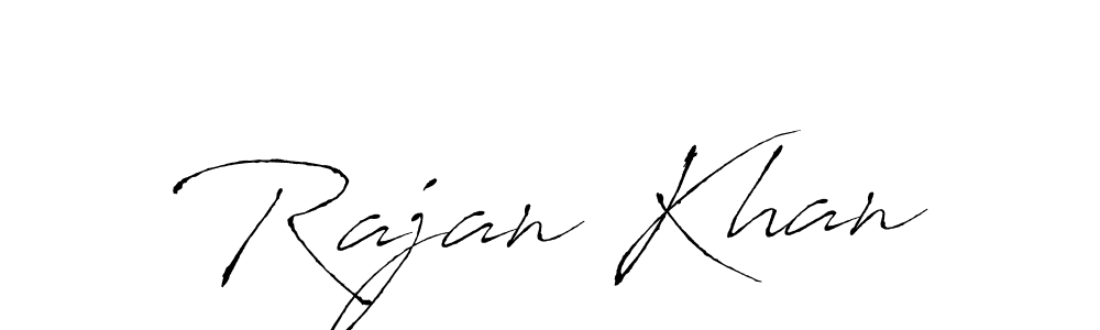 Also we have Rajan Khan name is the best signature style. Create professional handwritten signature collection using Antro_Vectra autograph style. Rajan Khan signature style 6 images and pictures png