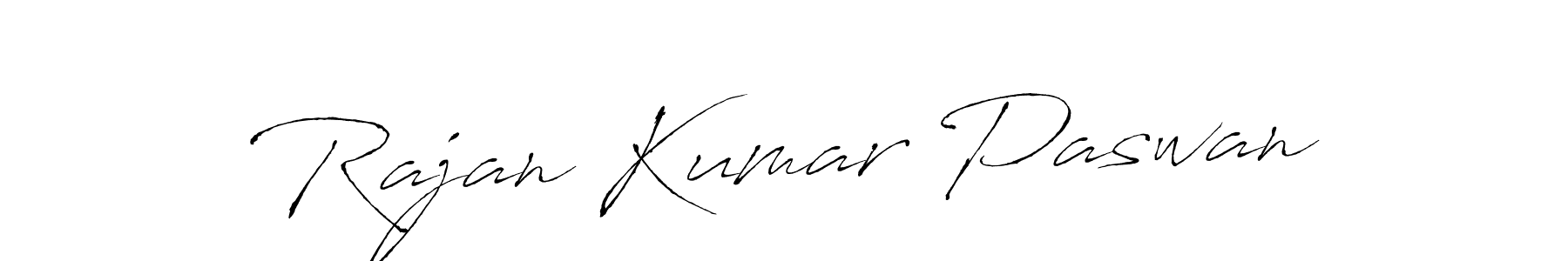 Make a beautiful signature design for name Rajan Kumar Paswan. With this signature (Antro_Vectra) style, you can create a handwritten signature for free. Rajan Kumar Paswan signature style 6 images and pictures png