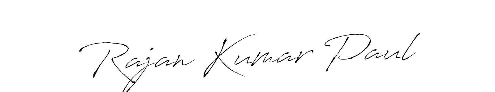 Use a signature maker to create a handwritten signature online. With this signature software, you can design (Antro_Vectra) your own signature for name Rajan Kumar Paul. Rajan Kumar Paul signature style 6 images and pictures png
