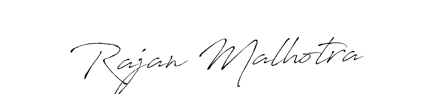 You should practise on your own different ways (Antro_Vectra) to write your name (Rajan Malhotra) in signature. don't let someone else do it for you. Rajan Malhotra signature style 6 images and pictures png