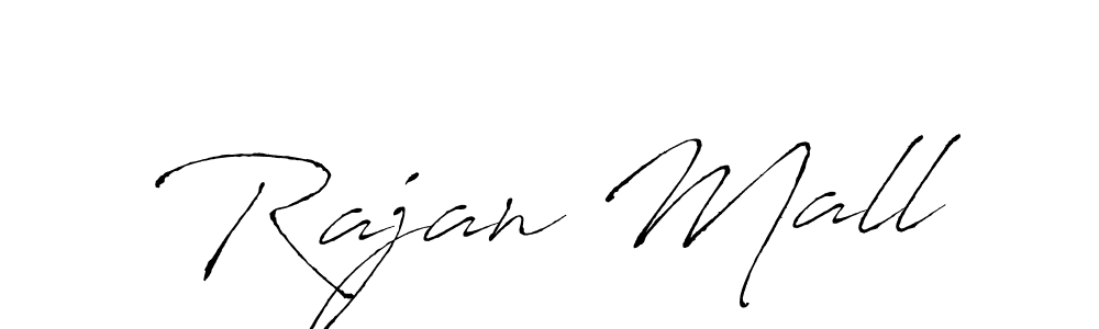 Design your own signature with our free online signature maker. With this signature software, you can create a handwritten (Antro_Vectra) signature for name Rajan Mall. Rajan Mall signature style 6 images and pictures png