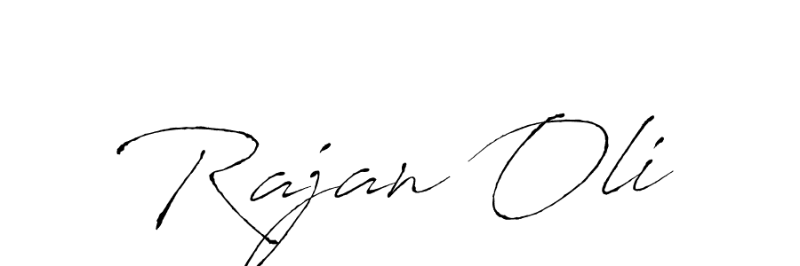 Antro_Vectra is a professional signature style that is perfect for those who want to add a touch of class to their signature. It is also a great choice for those who want to make their signature more unique. Get Rajan Oli name to fancy signature for free. Rajan Oli signature style 6 images and pictures png