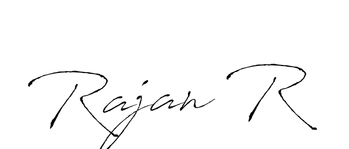 This is the best signature style for the Rajan R name. Also you like these signature font (Antro_Vectra). Mix name signature. Rajan R signature style 6 images and pictures png