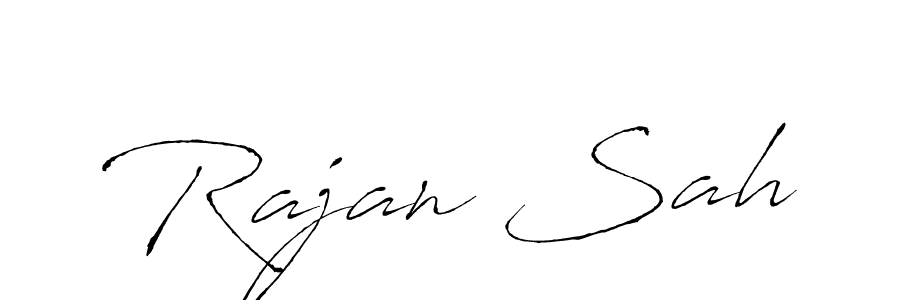 Also we have Rajan Sah name is the best signature style. Create professional handwritten signature collection using Antro_Vectra autograph style. Rajan Sah signature style 6 images and pictures png