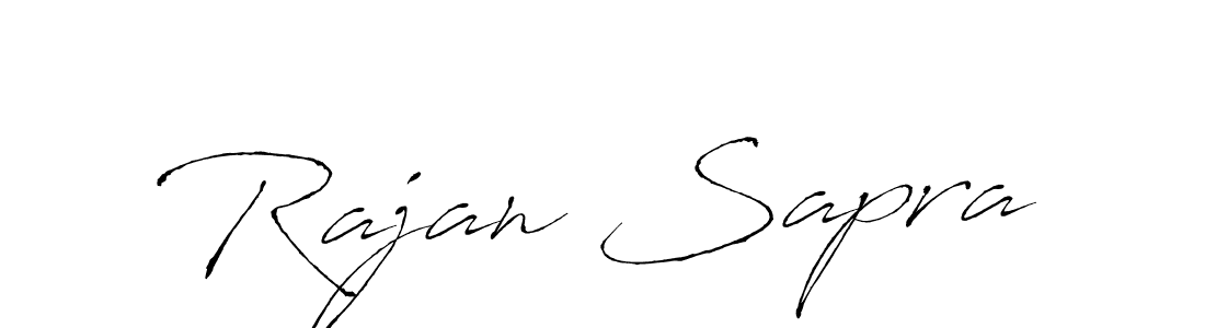 Antro_Vectra is a professional signature style that is perfect for those who want to add a touch of class to their signature. It is also a great choice for those who want to make their signature more unique. Get Rajan Sapra name to fancy signature for free. Rajan Sapra signature style 6 images and pictures png