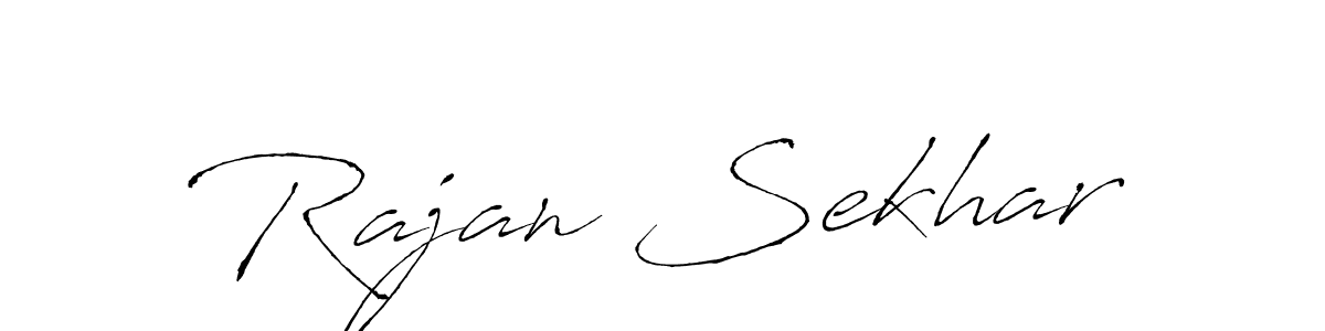 Create a beautiful signature design for name Rajan Sekhar. With this signature (Antro_Vectra) fonts, you can make a handwritten signature for free. Rajan Sekhar signature style 6 images and pictures png