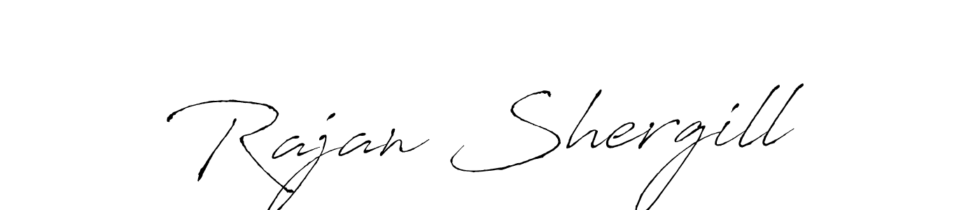 You should practise on your own different ways (Antro_Vectra) to write your name (Rajan Shergill) in signature. don't let someone else do it for you. Rajan Shergill signature style 6 images and pictures png