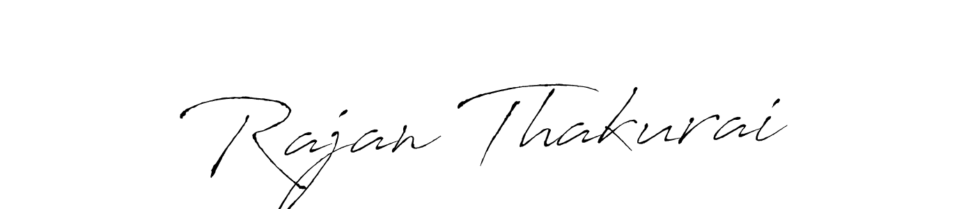 Create a beautiful signature design for name Rajan Thakurai. With this signature (Antro_Vectra) fonts, you can make a handwritten signature for free. Rajan Thakurai signature style 6 images and pictures png