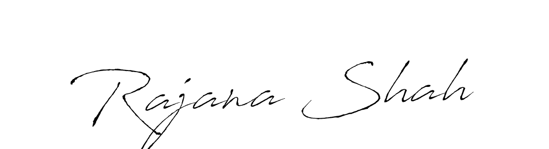 The best way (Antro_Vectra) to make a short signature is to pick only two or three words in your name. The name Rajana Shah include a total of six letters. For converting this name. Rajana Shah signature style 6 images and pictures png