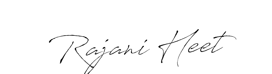 How to make Rajani Heet signature? Antro_Vectra is a professional autograph style. Create handwritten signature for Rajani Heet name. Rajani Heet signature style 6 images and pictures png