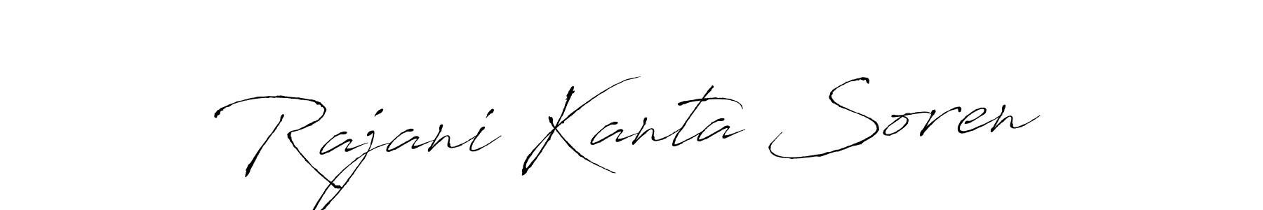 Also we have Rajani Kanta Soren name is the best signature style. Create professional handwritten signature collection using Antro_Vectra autograph style. Rajani Kanta Soren signature style 6 images and pictures png