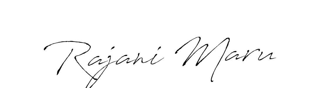 Similarly Antro_Vectra is the best handwritten signature design. Signature creator online .You can use it as an online autograph creator for name Rajani Maru. Rajani Maru signature style 6 images and pictures png