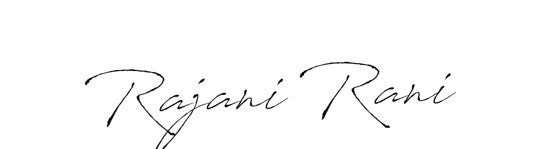 It looks lik you need a new signature style for name Rajani Rani. Design unique handwritten (Antro_Vectra) signature with our free signature maker in just a few clicks. Rajani Rani signature style 6 images and pictures png