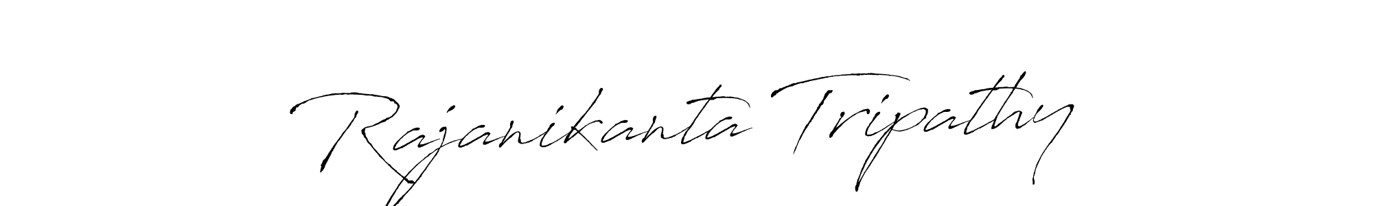 How to make Rajanikanta Tripathy name signature. Use Antro_Vectra style for creating short signs online. This is the latest handwritten sign. Rajanikanta Tripathy signature style 6 images and pictures png