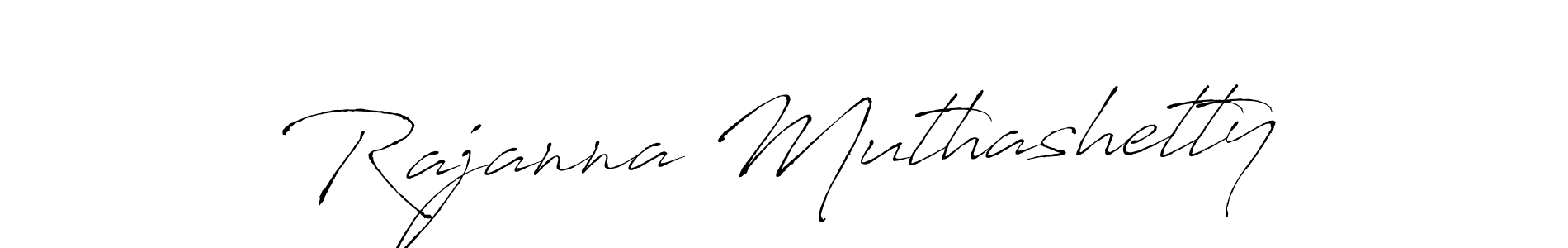 Also we have Rajanna Muthashetty name is the best signature style. Create professional handwritten signature collection using Antro_Vectra autograph style. Rajanna Muthashetty signature style 6 images and pictures png