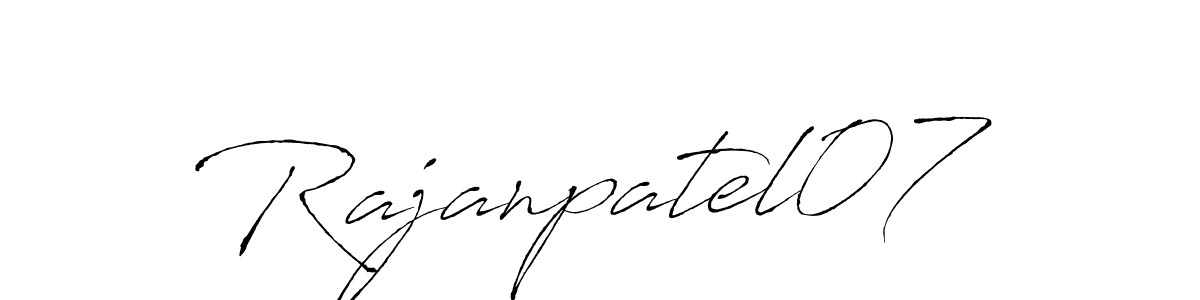 You can use this online signature creator to create a handwritten signature for the name Rajanpatel07. This is the best online autograph maker. Rajanpatel07 signature style 6 images and pictures png