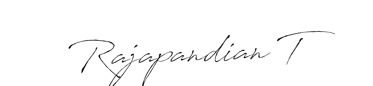 if you are searching for the best signature style for your name Rajapandian T. so please give up your signature search. here we have designed multiple signature styles  using Antro_Vectra. Rajapandian T signature style 6 images and pictures png