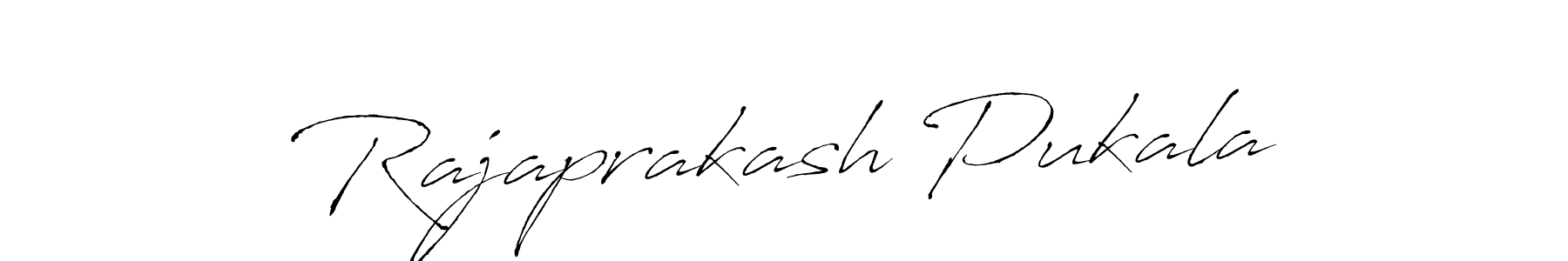 Rajaprakash Pukala stylish signature style. Best Handwritten Sign (Antro_Vectra) for my name. Handwritten Signature Collection Ideas for my name Rajaprakash Pukala. Rajaprakash Pukala signature style 6 images and pictures png